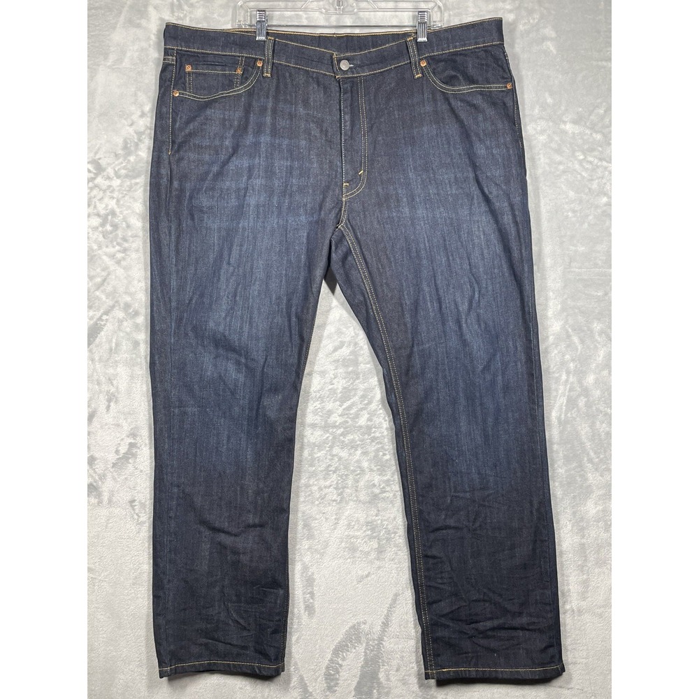 Levis 541 Athletic Taper Jeans Mens 44x32 Dark Wash Indigo Stretch 18757-0081